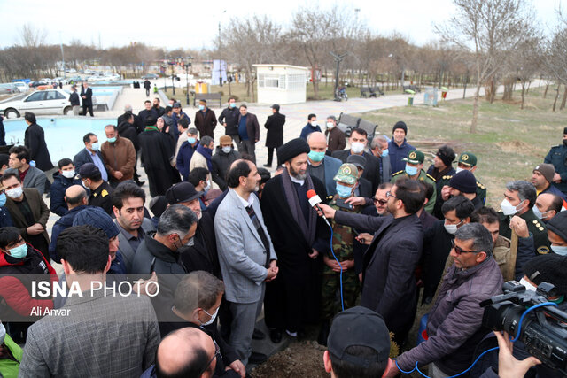 آئین روز درختکاری در اردبیل