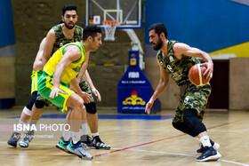 پس از ۱۹ باخت متوالی/ نخستین برد نیروی زمینی در لیگ بسکتبال