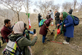 مراسم روز درختکاری در همدان