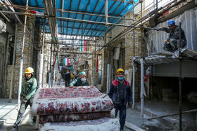 اتمام مرمت بازار فرش مشهد تا پایان آذر ماه