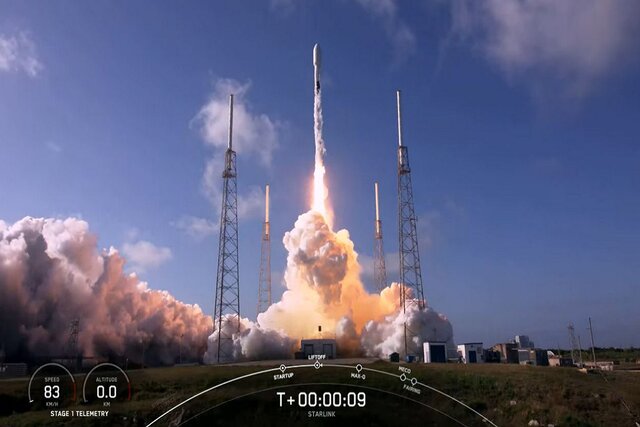 گروه جدیدی از ماهواره‌های اینترنتی "استارلینک" به مدار زمین پرتاب شدند