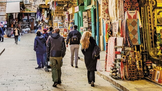 نمایی از شهر باستانی قدس در سرزمین فلسطین، اکسپو دبی، عکس از سمیه حسنلو «ایالت فلسطین» در دبی!
