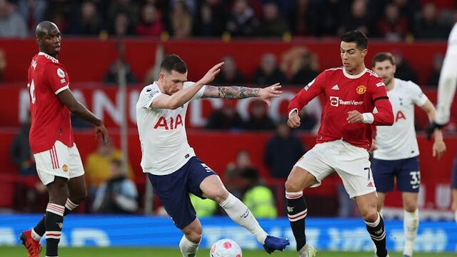 پیروزی یونایتد برابر تاتنهام با هت تریک رونالدو پیروزی یونایتد برابر تاتنهام با هت تریک رونالدو