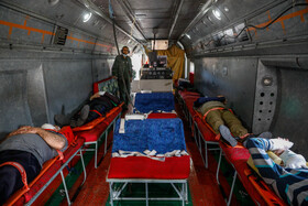 رزمایش مشترک امداد هوایی شهر تهران با سناریوی بحران زلزله