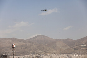 رزمایش مشترک امداد هوایی شهر تهران با سناریوی بحران زلزله