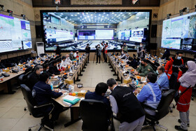 رزمایش مشترک امداد هوایی شهر تهران با سناریوی بحران زلزله