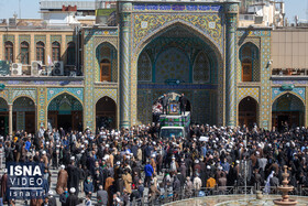 ویدئو / مراسم تشییع پیکر آیت‌الله علوی گرگانی در قم