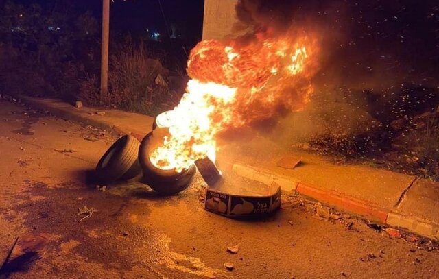 درگیری‌ میان فلسطینیان و نیروهای رژیم صهیونیستی در شمال شهر قدس