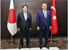 رایزنی وزرای امور خارجه ژاپن و ترکیه پیرامون اوکراین