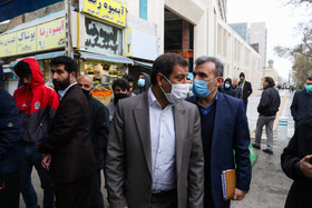 بازدید فرماندار از بازار شب عید - مشهد