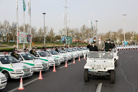 رزمایش نوروزی پلیس پایتخت در میدان آزادی 2