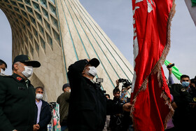 رزمایش نوروزی پلیس پایتخت در میدان آزادی 4