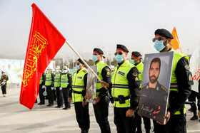 رزمایش نوروزی پلیس پایتخت در میدان آزادی 5