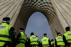 رزمایش نوروزی پلیس پایتخت در میدان آزادی 8