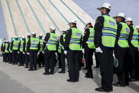 رزمایش نوروزی پلیس پایتخت در میدان آزادی 7