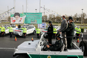 رزمایش نوروزی پلیس پایتخت در میدان آزادی 10