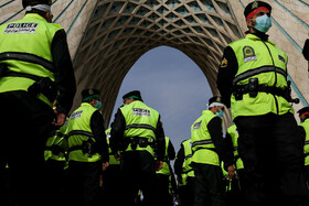 رزمایش نوروزی پلیس پایتخت در میدان آزادی 11