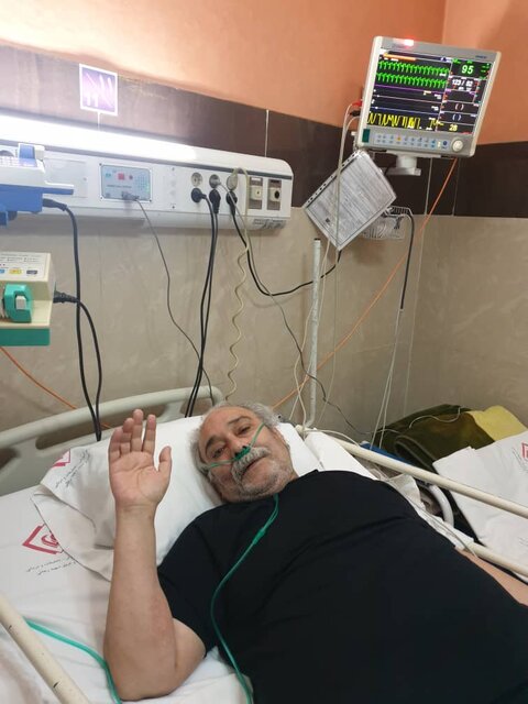 تبریک نوروزی محمد کاسبی در بیمارستان