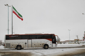 بارش برف در شهرستان اهر و منطقه ارسباران