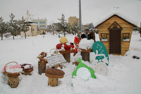 بارش برف در شهرستان اهر و منطقه ارسباران
