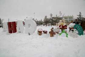 بارش برف در شهرستان اهر و منطقه ارسباران