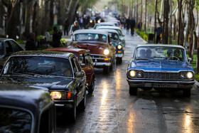 رالی اتومبیل‌های کلاسیک در اصفهان