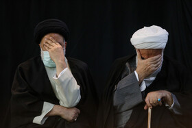 مراسم ترحیم و گرامیداشت آیت الله محمدی ری شهری درمصلای امام علی(ع) آستان مقدس حضرت عبدالعظیم(ع)