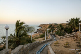 پلاژ ساحلی لیپار در نزدیکی مجتمع های تجاری منطقه آزاد چابهار