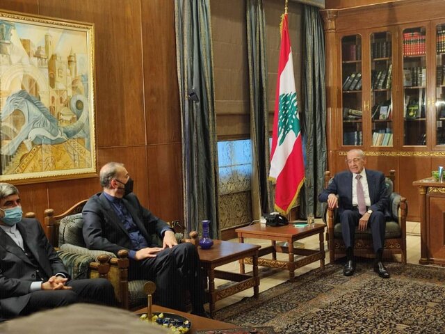 تاکید امیر عبداللهیان بر آمادگی ایران برای همکاری در تامین نیازهای لبنان در زمینه انرژی تاکید امیر عبداللهیان بر آمادگی ایران برای همکاری در تامین نیازهای لبنان در زمینه انرژی