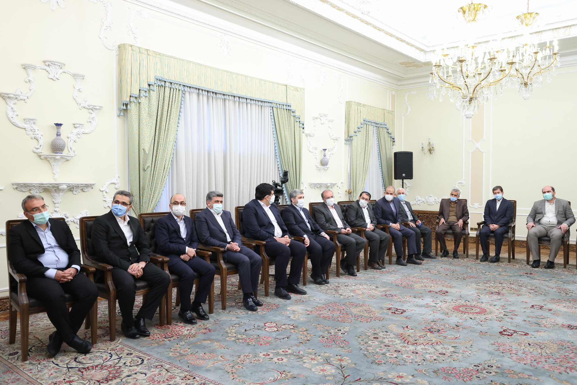 دیدار نوروزی مقامات کشوری و لشکری با رئیسجمهور