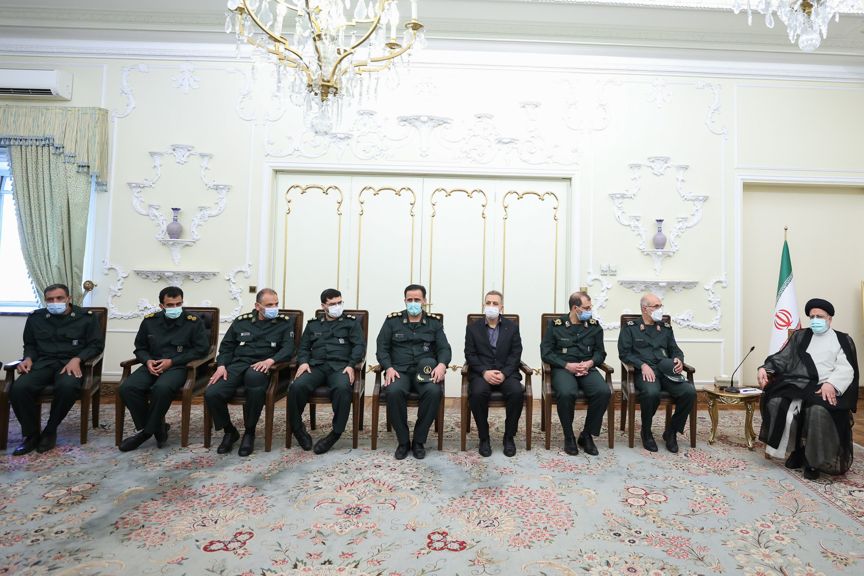 دیدار نوروزی مقامات کشوری و لشکری با رئیسجمهور