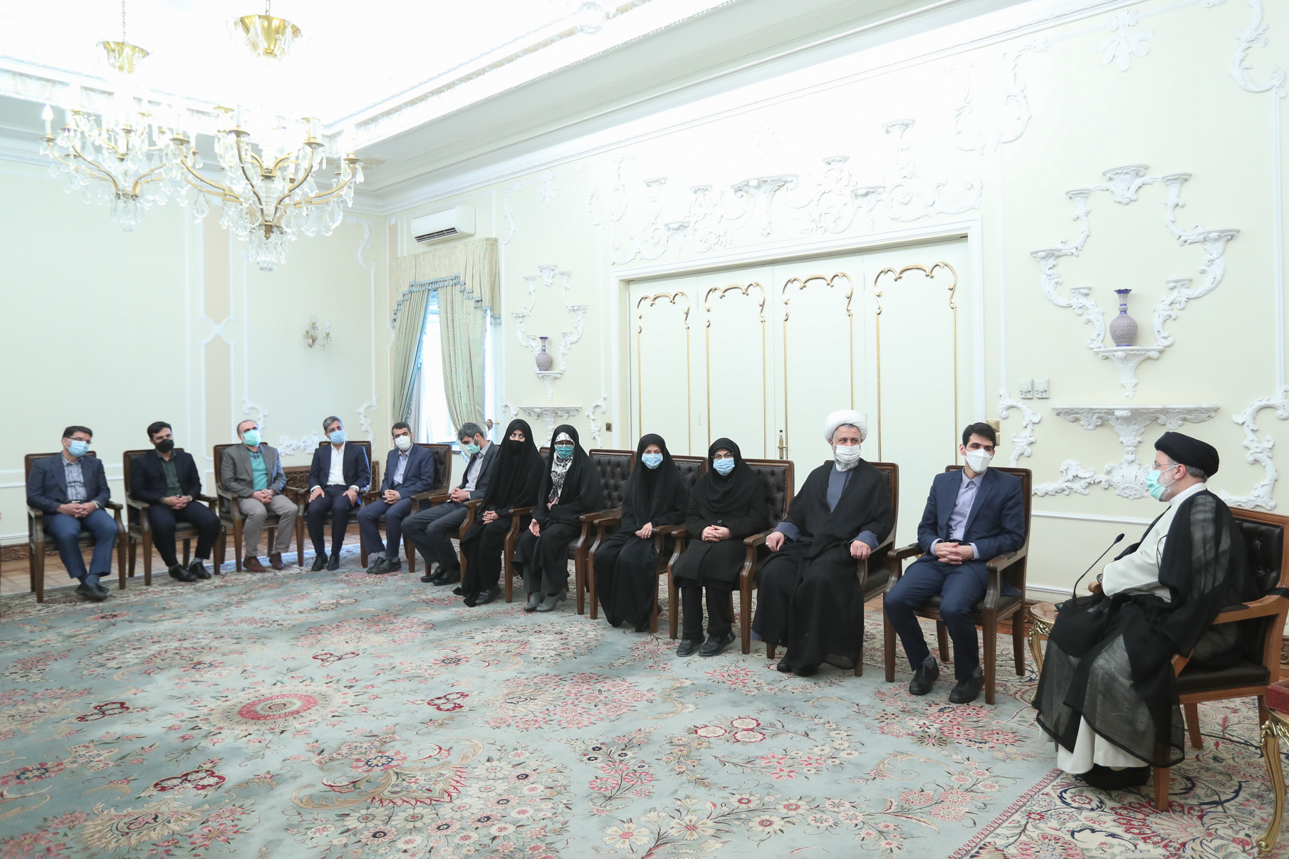 دیدار نوروزی مقامات کشوری و لشکری با رئیسجمهور