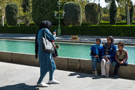 گردشگران نوروزی در کاخ گلستان (تهران) 2