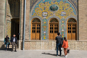 گردشگران نوروزی در کاخ گلستان (تهران) 4