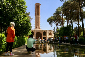 مسافران نوروزی در یزد