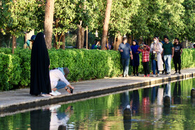 مسافران نوروزی در یزد