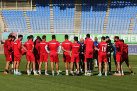 تمرین تیم ملی فوتبال لبنان