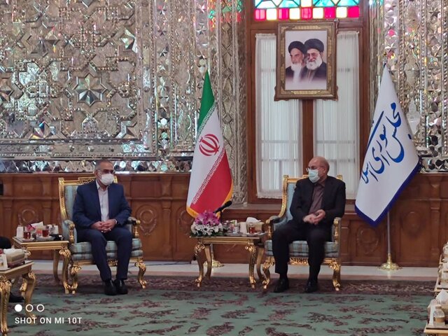 دیدار نوروزی معاون رئیس‌جمهور و قالیباف