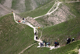 «مقبره خالد نبی» در تعطیلات نوروزی