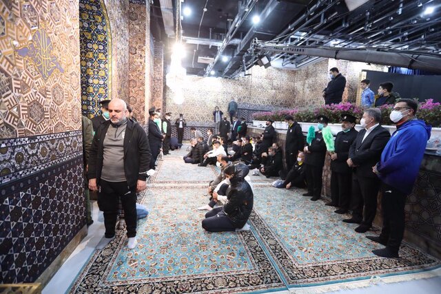 حضور اسکوچیچ و بازیکنان تیم ملی در حرم امام رضا (ع)