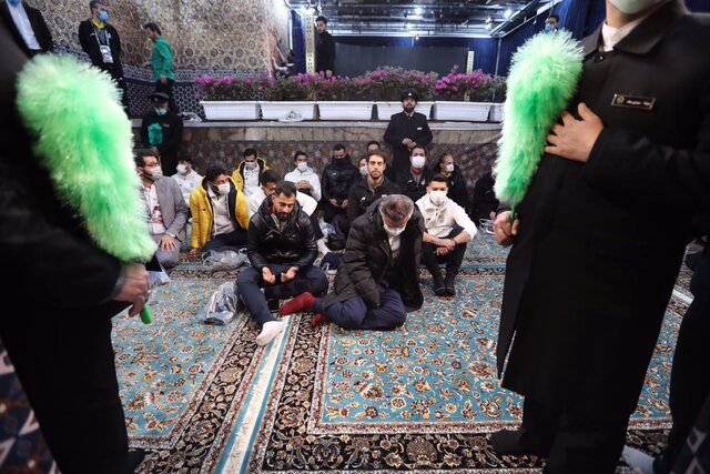 حضور اسکوچیچ و بازیکنان تیم ملی در حرم امام رضا (ع)