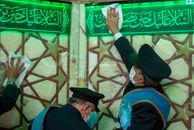 غبارروبی و شستشوی مسجد مقدس جمکران 4
