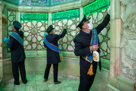 غبارروبی و شستشوی مسجد مقدس جمکران 6