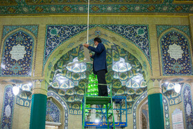 غبارروبی و شستشوی مسجد مقدس جمکران 8