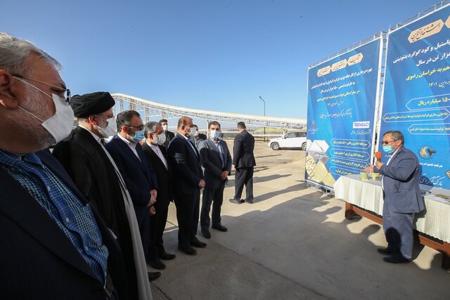 ۲ کارخانه در مجتمع گوگردی سردار شهید سلیمانی با حضور رئیسی افتتاح شد ۲ کارخانه در مجتمع گوگردی سردار شهید سلیمانی با حضور رئیسی افتتاح شد