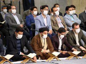 مراسم تلاوت و انس با قرآن کریم در حسینیه امام خمینی (ره) 17