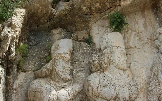 تعرض به سنگنگاره ساسانی به خاطر گنج!