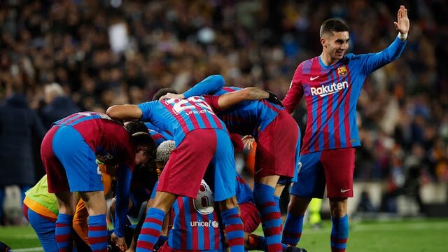 روزهای خوب ژاوی ادامه دارد / صعود بارسا به رده دوم لالیگا