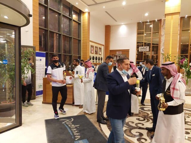 استقبال عربستانیها از کاروان سپاهان