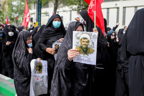 مراسم تشییع شهید حجتالاسلام محمد اصلانی در حرم مطهر رضوی 3